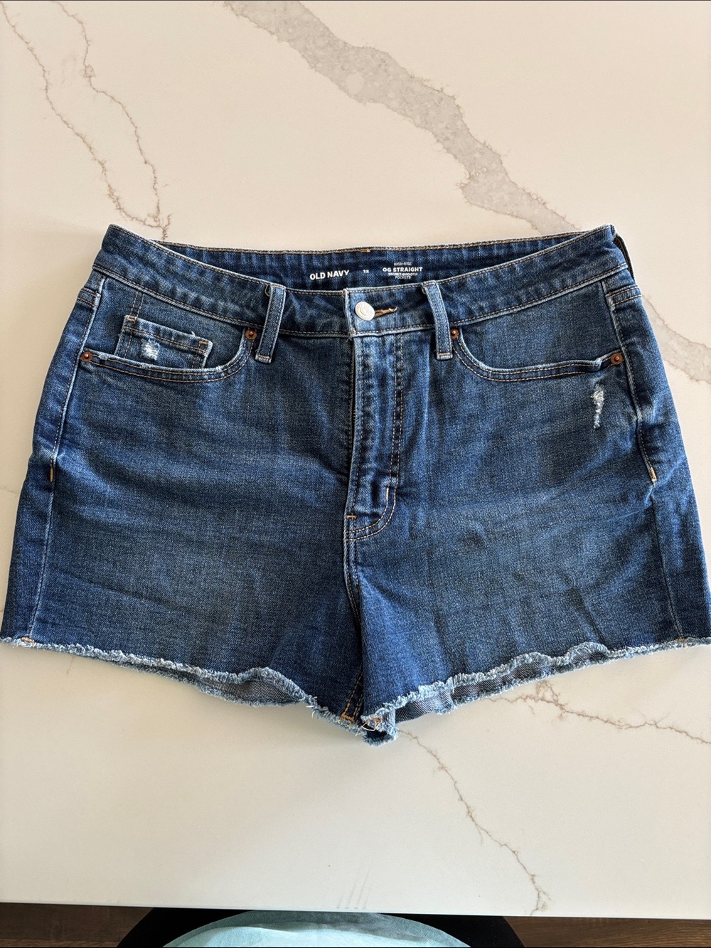 Old Navy High Rise OG Straight Denim Shorts